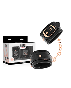 Neoprene Black Anklet Handcuffs