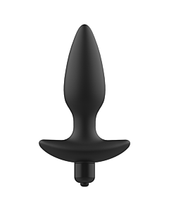 Black Vibrating Butt Plug