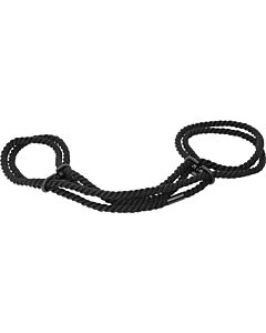 Black Cotton Handcuffs