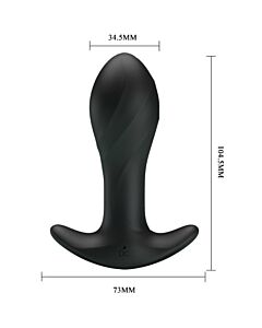 Black Velvet Anal Vibrator