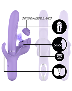 Purple Suction Pulsator Vibrator