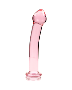 Nebula Pink Glass Dildo