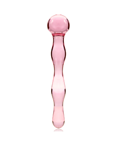 Pink Nebula 13 Glass Dildo