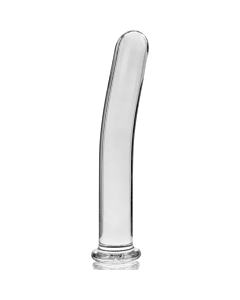 Crystal Nebula 18.5 cm Transparent Glass Dildo