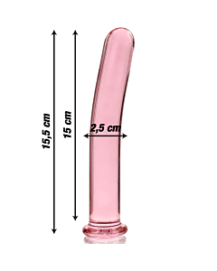 Pink Nebula Glass Dildo