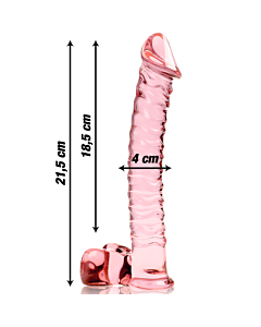 Pink Nebula Glass Dildo