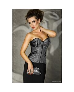Glamorous Silver Corset