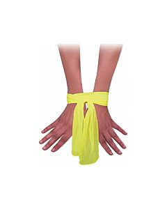 Neon Yellow ribbons bondage
