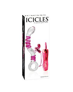 Glass dildo number 16 Icicles
