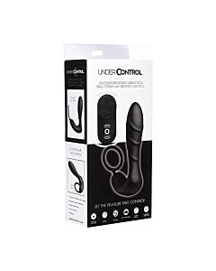 Masajeador de prostata control remoto negro