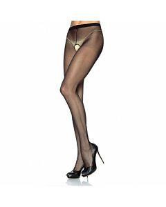 Nylon Crotchless Panties