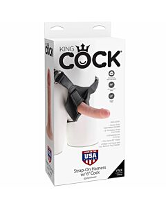 King cock strap-on harness w / 6