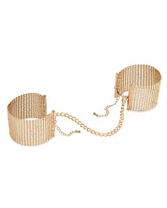 Golden Mesh Metal Handcuffs