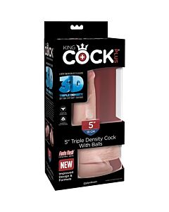 King cock - pene realístico triple densidad 19x8cm