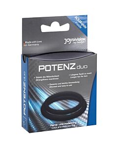 Potenz duo anillos pene mediano - negro