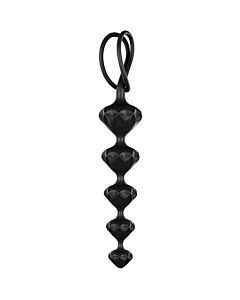 Satisfyer beads bolas anales silicona - negro