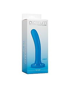 The slim blue dildo