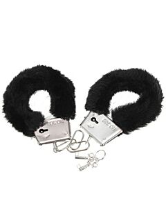 Plush Black Handcuffs