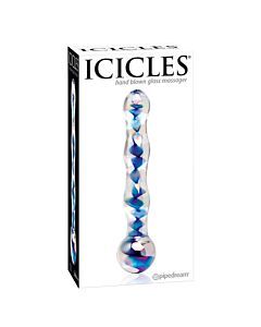 Glass dildo number 8 Icicles