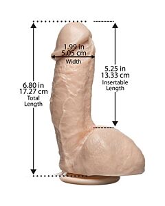 Realistic penis with ejaculation