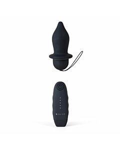 B swish bfilled classic black anal plug remote control