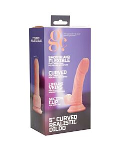 Pene realístico curvado 13cm