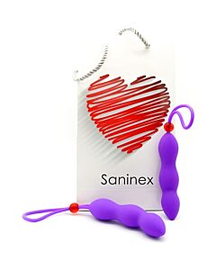 Saninex climax - plug con anillo - morado