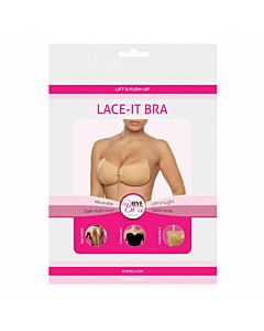 Byebra lace-it realzador push-up cup b natural