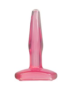 Crystal jellies pink anal plug small