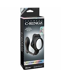 Fantasy c-ring rock hard enhancer ring with anal plug