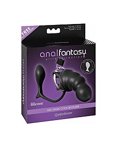 Black Chastity Plug