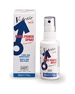 V Hot-activ man spray erection enhancer