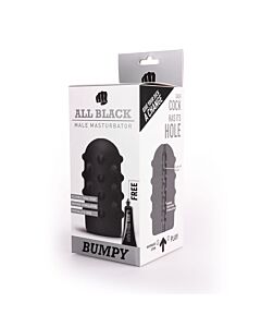 Bumpy Black 17 cm Masturbator