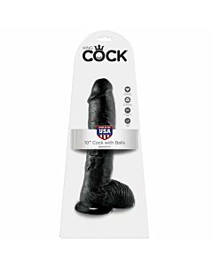 King cock 10 'realistico 254 cm black penis