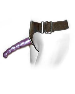 Double Stimulation Harness Purple 17 cm