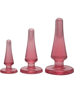 Anal Crystal Jellies Set - Pink