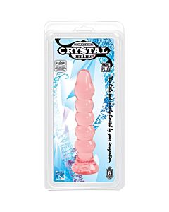 Crystal Jellies Anal Plug - Pink - Phthalate-Free - 12 cm in length!