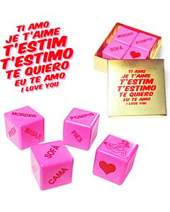 Pink Love Dice