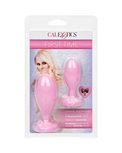 Crystal Pink Set - Graduated Anal Plugs