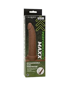 Rechargeable Duo Pleasure - Brown