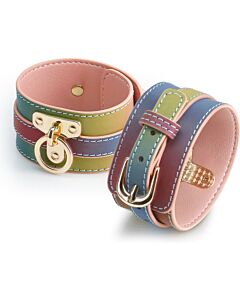 Ankle Cuffs "Burning Rainbow