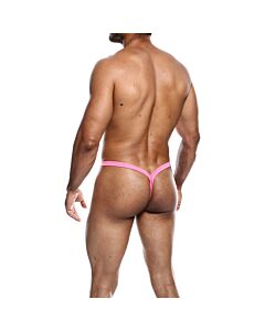 Pink thong and buns set - Complete outfit for special nights
