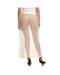 Elba Cream Pareo - Bandeau Style, Long - Lace