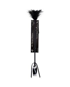 Duster with black riding crop