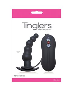 Tinglers vibrator plug 1 black