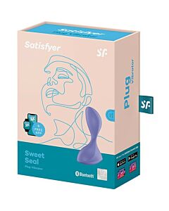 Satisfyer Sweet Seal Plug Vibrator App Violet - Online Sex Shop