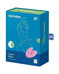 Satisfyer Love Riot Finger Vibrator Pink - Powerful and Versatile