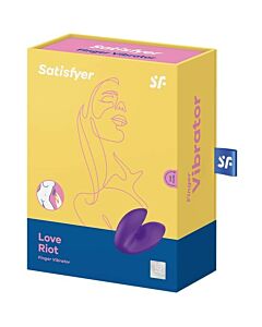 Satisfyer Love Riot Purple Finger Vibrator - Powerful and Versatile