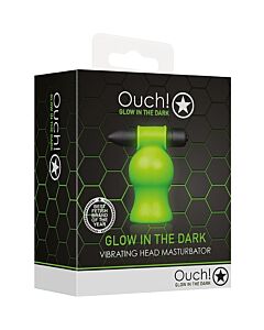 Ouch! Masturbator with Fluorescent Vibration - Glow in the Dark