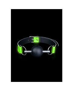 Ouch! Fluorescent Ball Gag - Glow in the Dark